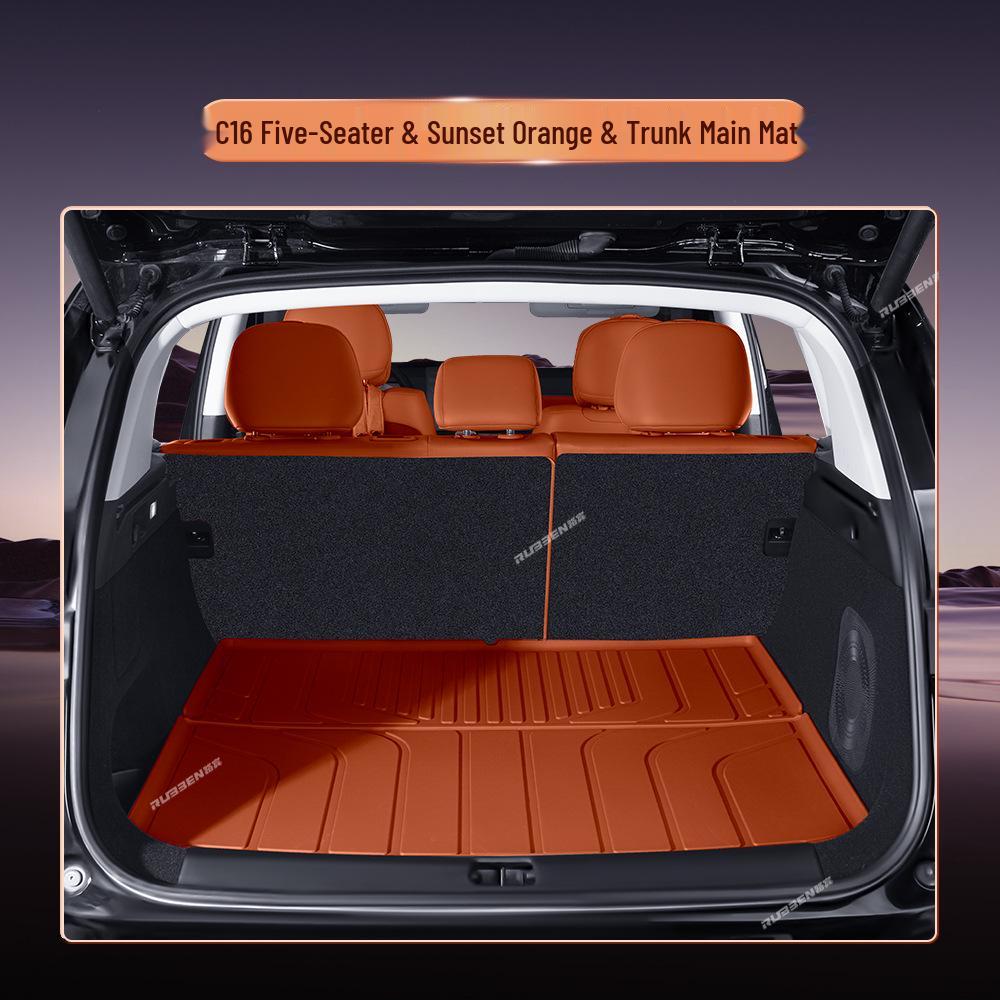 Leapmotor C16 Full Trunk Mat for 2026 Five/Six-Seater Interior Modifications