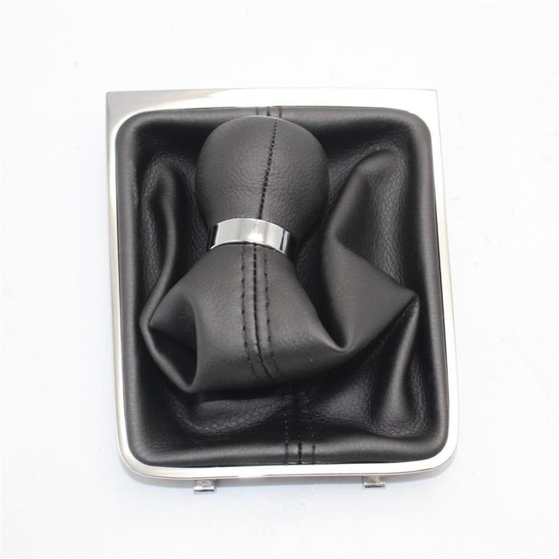 For Passat B6 2006 2007 2008 2009 2010 Car-Styling 6 Speed Gear Stick Shift Knob With PU Leather Boot