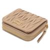 Bifold Wallet Matelasse Mini Wallet Beige MIU MIU 5ML522 2FPP F0036 [Miu Miu] Women's [Item]