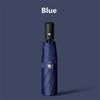 Automatic Folding Sunny Rain Umbrella Solid Color Three-folding Windproof Business Umbrella