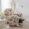 4 Pieces In 1 Split Recliner Sofa Cover Stretch Floral Print Spandex Lazy Boy Armchair Slipcovers Couch Covers for Living Room