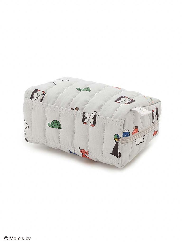 Quilted Print Pouch PWGB254540GRYF [DickBruna] All-Over