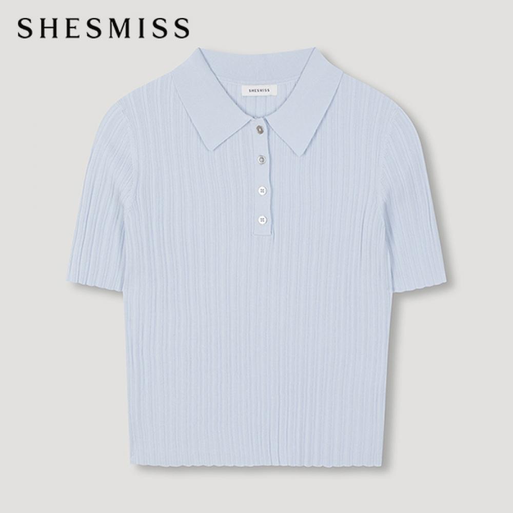 

She S miSS Kara трикотажный топ в рубчик SSkpon21680 Ll light blue/55