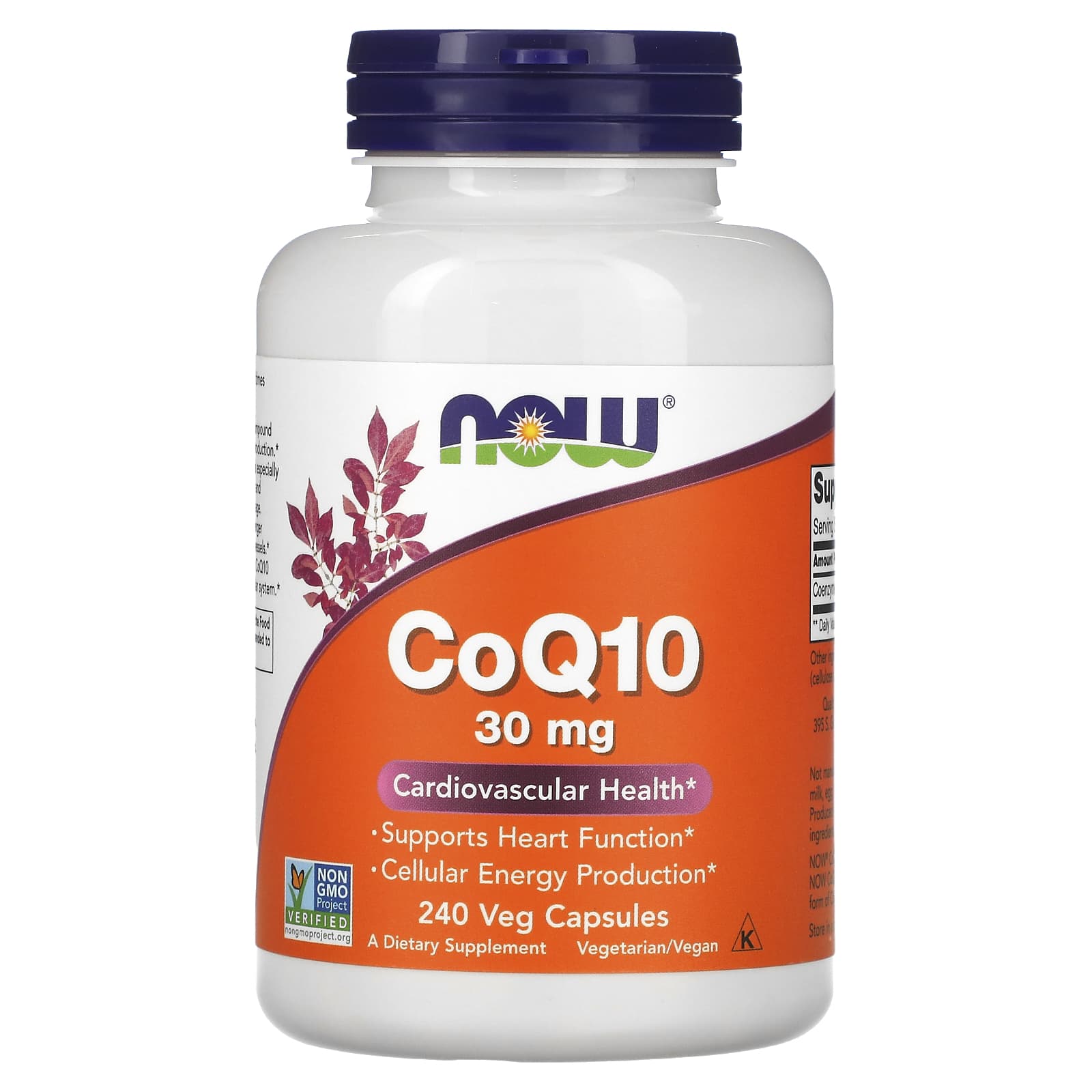 

Coq10, 30Mg, 240 Veggie Capsules