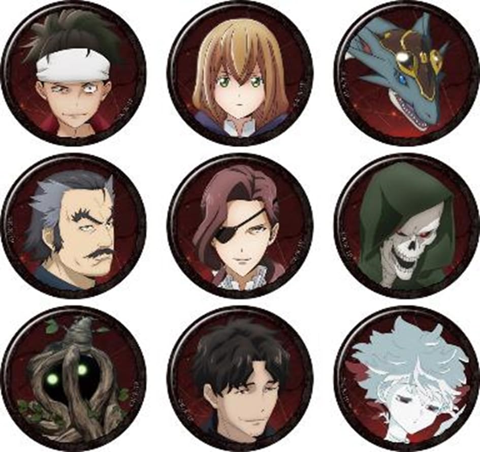 

Isura [Аниме версия] Коллекция значков персонажей A 9 штук КОРОБКА