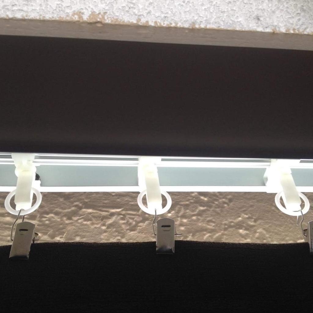 Cutelec 50pcs White Plastic Rings for Roman Shades 5/8"(16mm),Café Curtain Rings