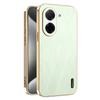 KADEM For Xiaomi Redmi A5 4G (171.7mm)/Poco C71 4G Case Electroplating Silk Texture PU+TPU Phone Back Cover
