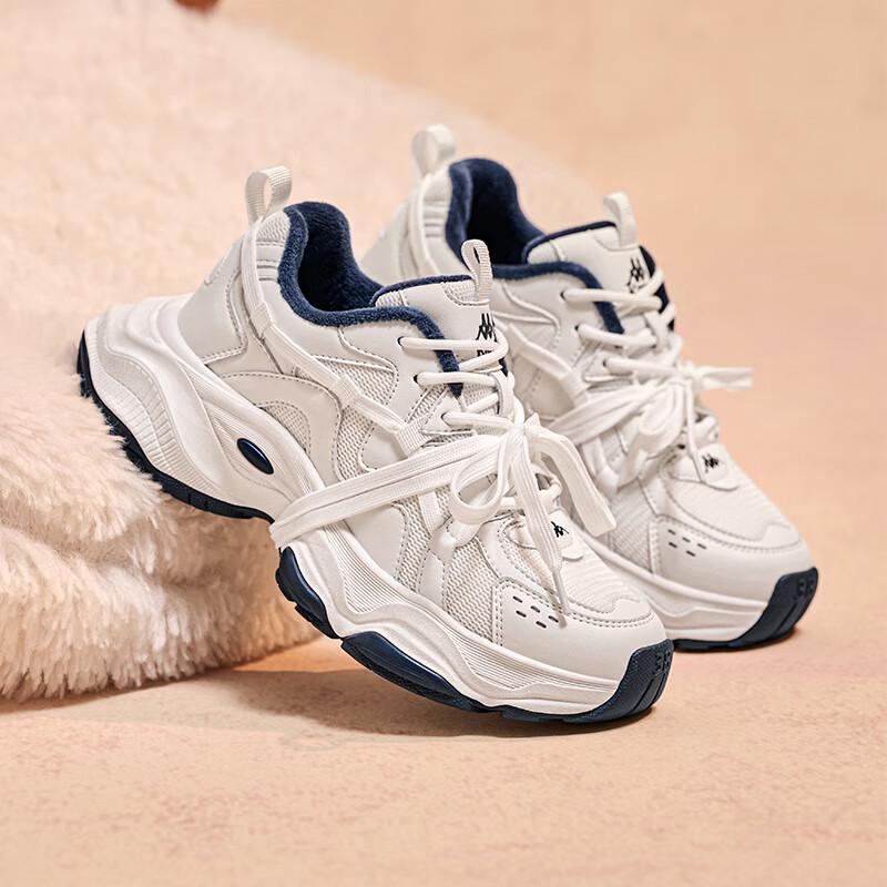 Kappa Women's Plush-Lined Dad Sneakers