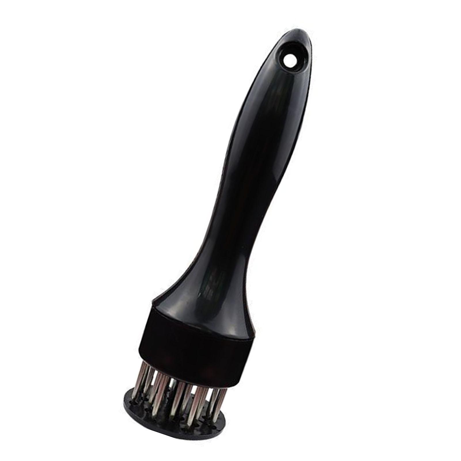 

Meat Tenderizer with 16 Needle Blades Stainless Steel Loose Meat Needle Kitchen Cooking Tool for Steak Chicken Fish чорний
