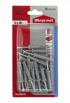 Universal Expansion Plugs 6x40mm 20pcs