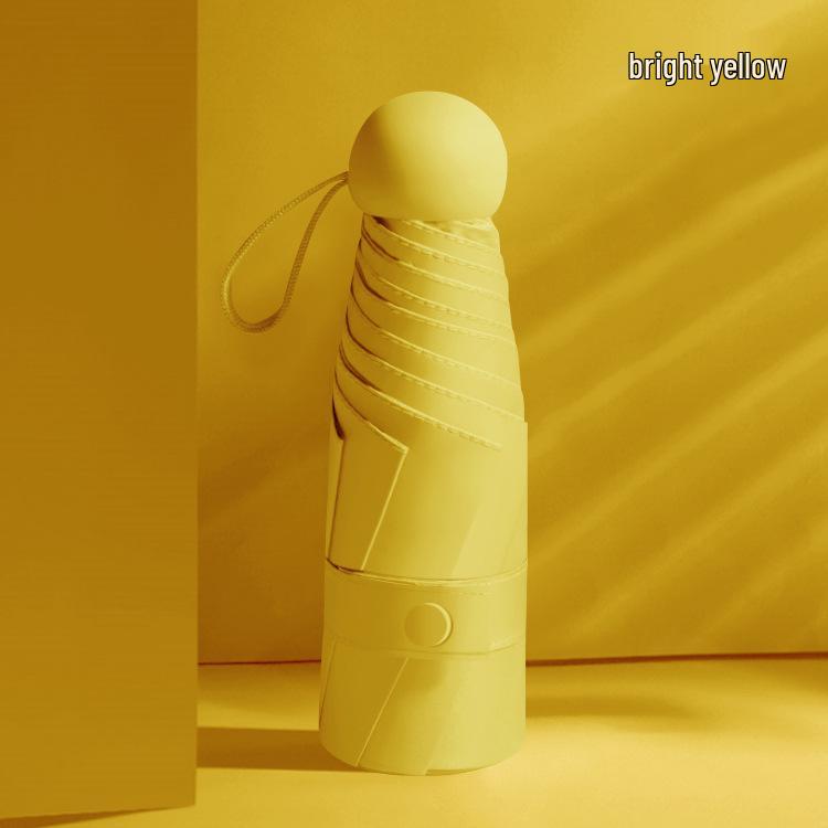 Ultra Durable UV Protection Auto Double-Fold Black Umbrella.