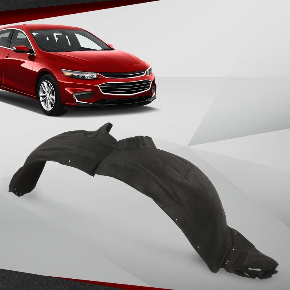 Fender Liner Compatible with Chevy Malibu (submodel: L, LS, LT, Premier) 2016-2018 Front Passenger Side