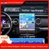 Jeep Wrangler Center Console Android Navigation Upgrade with Large Screen