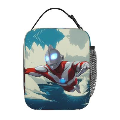 Back To School Season Ultraman Picnic Bag Ultra Hero (4) Kawaii Super Quality Classic Leakproof Lunch Bag