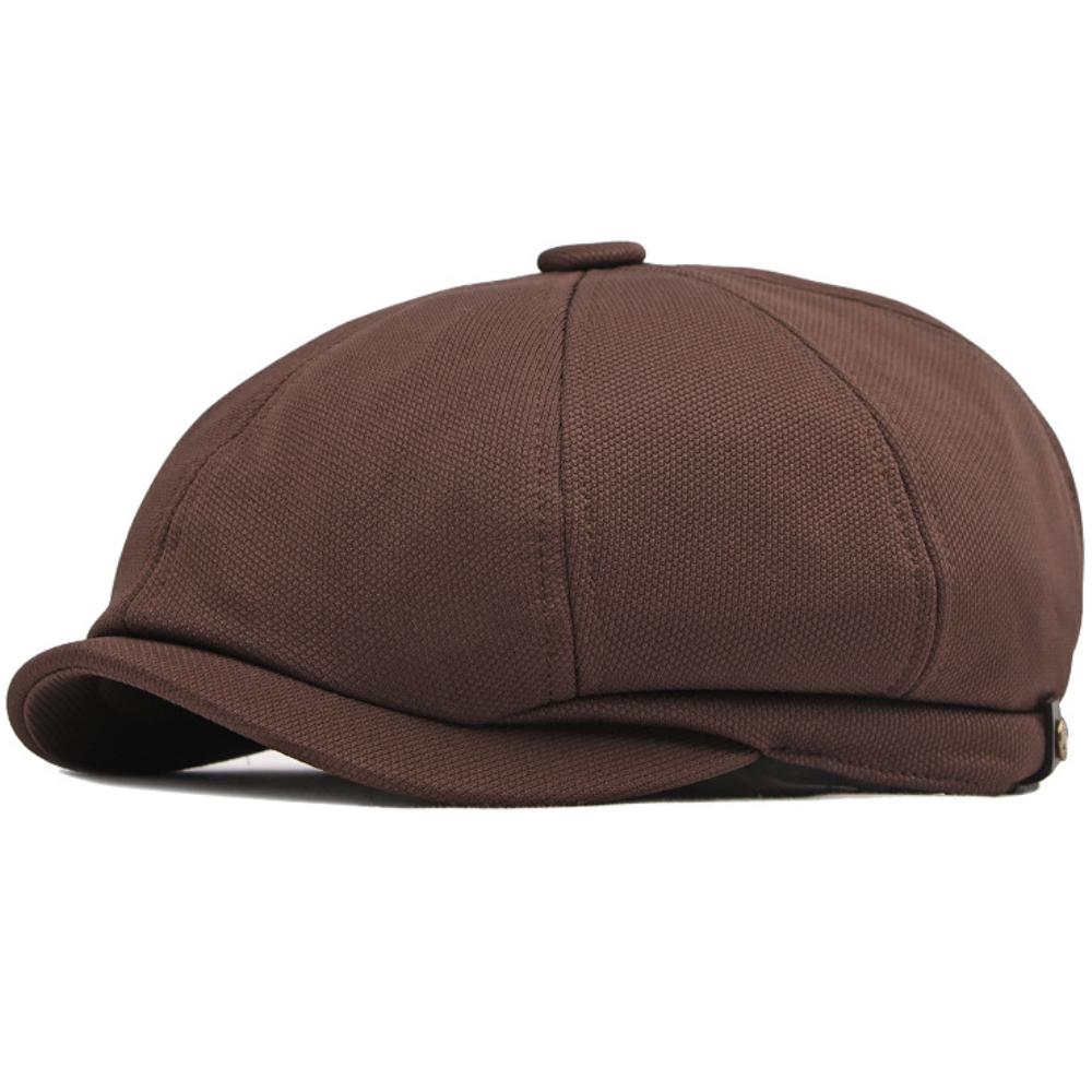 HT4774 Mens Berets Women Spring Summer Hat Sun Cap Solid Artist Painter Beret Hat Male Female Ivy Flat Cap Adjustable Beret Cap