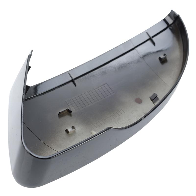 Backspegelkåpa För Volkswagen Scirocco Beetle CC EOS Passat 2009 2010-2017 Målad Svart Med Spänne Biltillbehör