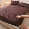 Waterproof Quilted Mattress Protector with Small Checkered Design