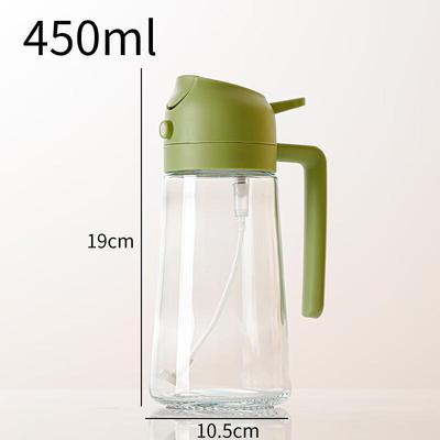 Wutuo 2-in-1 Glass Oil Sprayer and Pourer Bottle