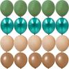 20PCS 10inch Balloon Kit Retro Green White Gold Balls Birthday Wedding Anniversary Jungle Summer Party Decor Home Supplies KTY