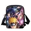 NARUTO Anime Kids Crossbody Bag,Lightweight&Durable, Adjustable Straps,Secure Zipper,for School & Daily Use,for Boys&Girls 5-11