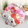 1pc Hello Kitty Automatic Opening/Closing Umbrella with Foldable Design, 8-Rib Iron Frame Outdoor Umbrella, Ideal Gift for Fans, Travelers, Everyday U