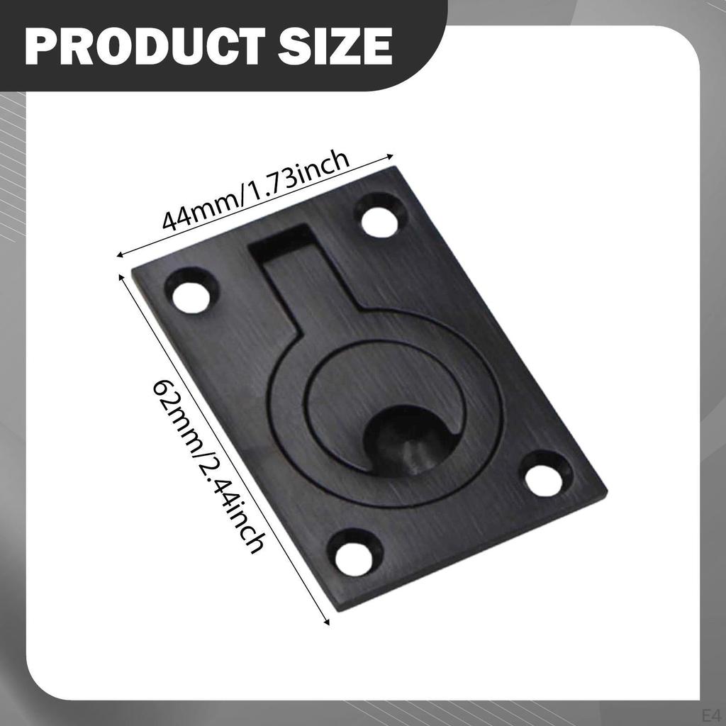 Boat Pull Flush Lift Recessed Door Handle for Drawer