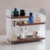 Organizzatore di Lusso in Acrilico per Cosmetici per Lavandino del Bagno o Scrivania