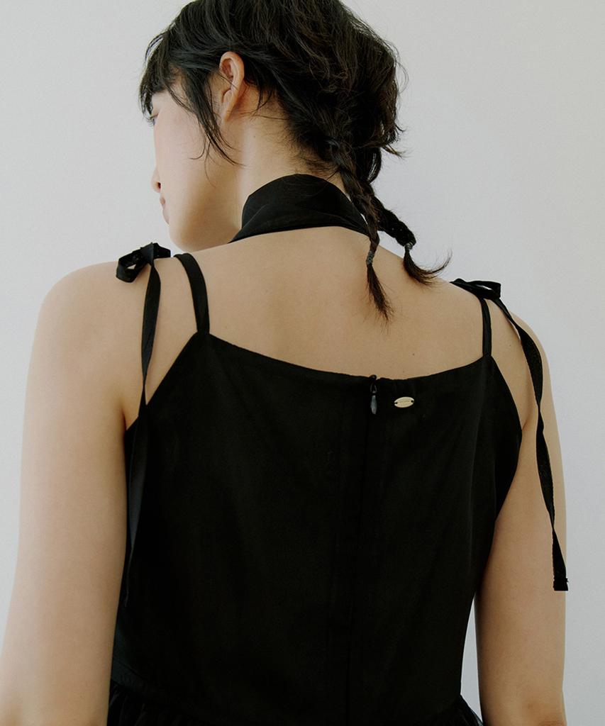 Riorg Woi Tie Set Up Ribbon Flare Mini Ops Black