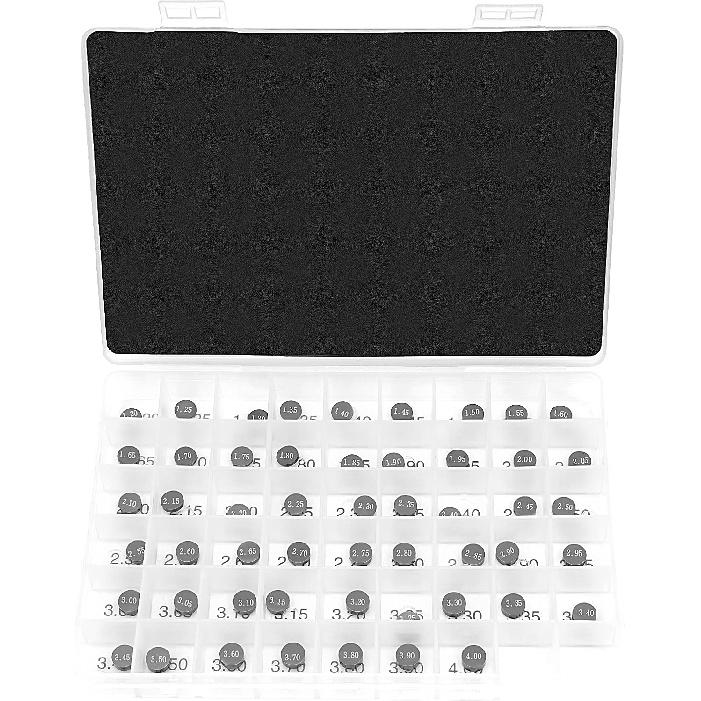 

Road Passion 9.48mm Valve Shims Kit 52 Pieces 1.2mm-4mm for Suzuki LT-Z400 QuadSport Z 2003-2008 / LT-Z400 QuadSport 2003-2012 52 Pieces