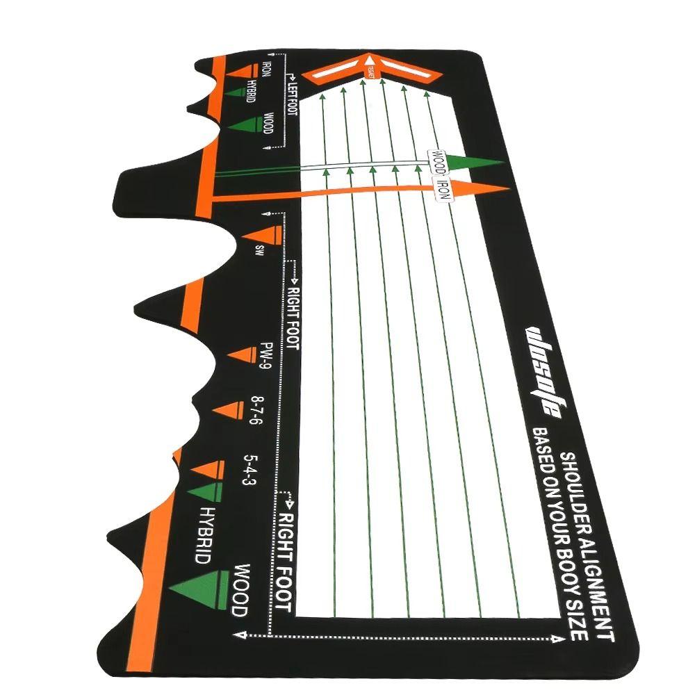 Swing Training Putter Practice Device Hitting Station Mat Golf Training Aid  Entry Level
