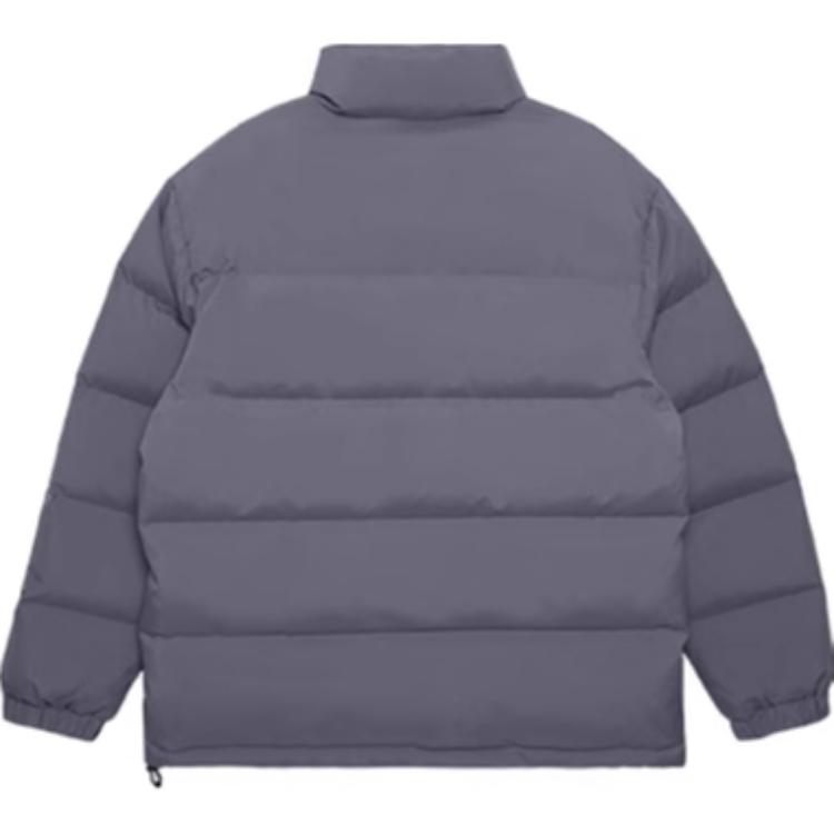 New Era FW24 MLB New York Yankees Bread Logo Letter Collar Zip Long Sleeve Loose Down Jacket Unisex Jacket Gray 14387858