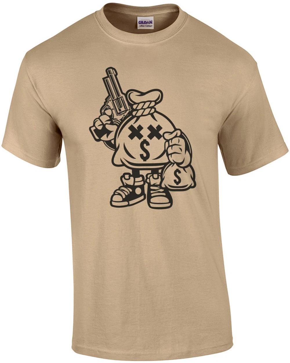 Retro Moneybag Robber T-shirt L