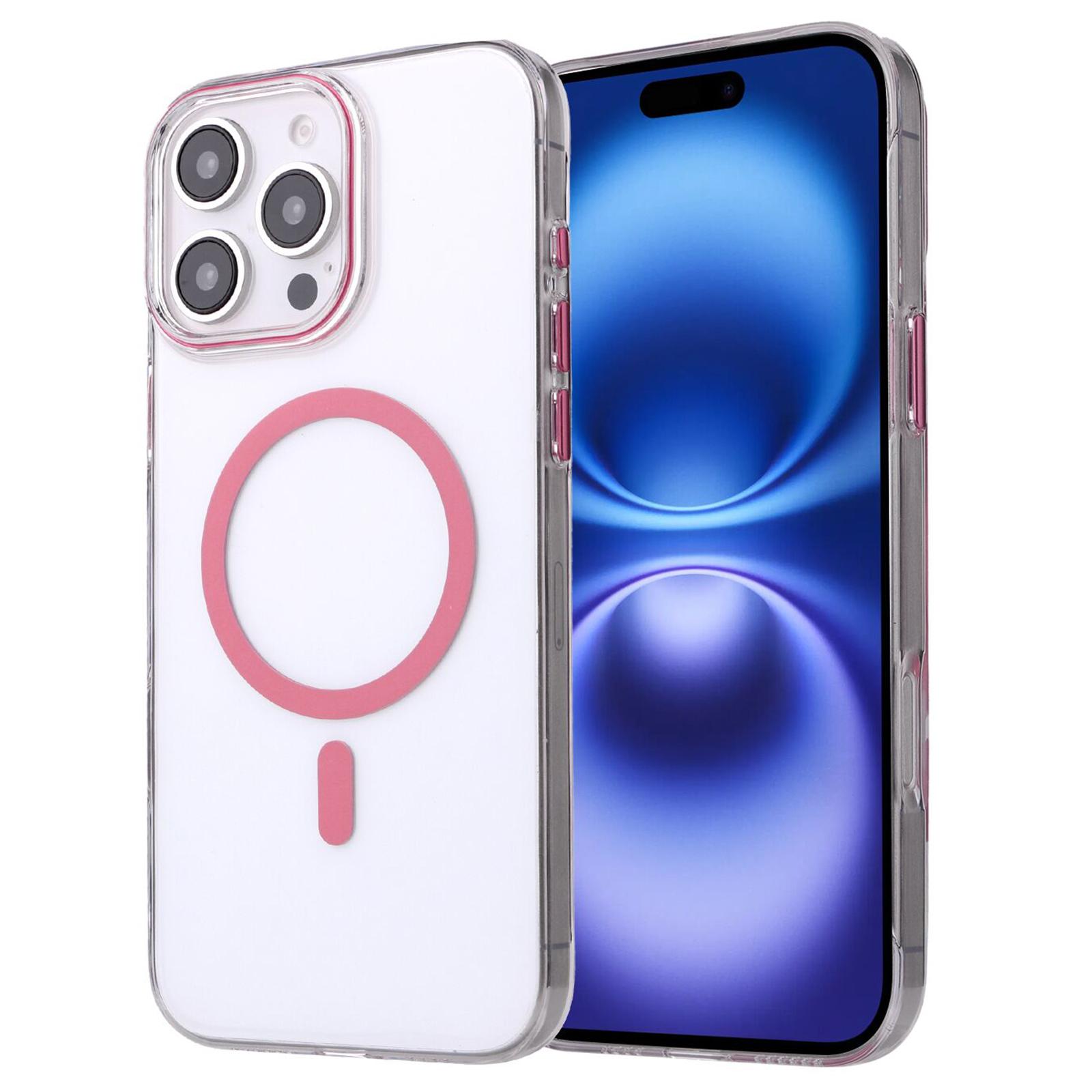 

For iPhone 16 Pro Magnetic Case Compatible with MagSafe 1.0mm Ultra Thin PC Back Cover A