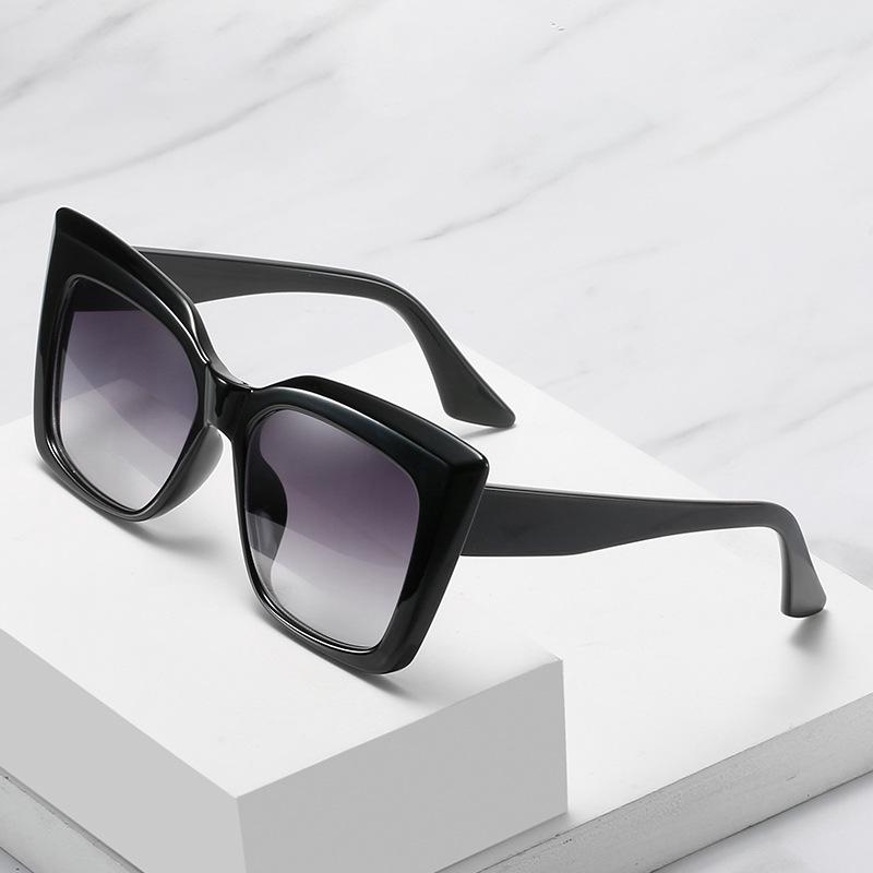 Trendy Colorful Cat Eye Sunglasses for Women - 2021 European & American Street Style