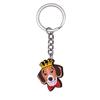 New Arrival Adorable Pet Dogs PVC Soft Keychains Bag Hanging Pendant Car Keyrings Animals Key Chains Accessories Wholesale Gift