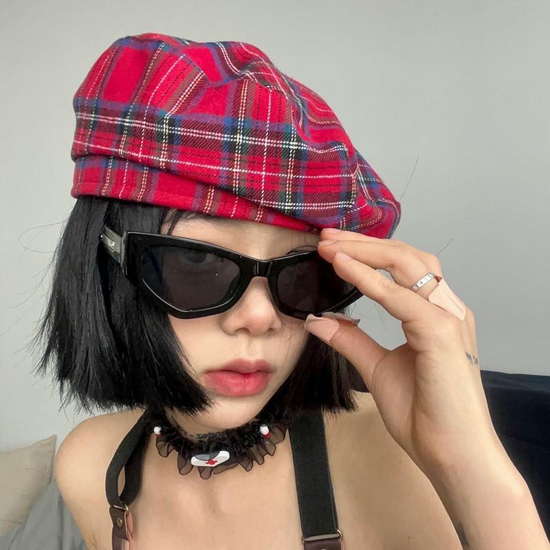 Classic British Girl Beret Hat With Breathable Fabric For Casual Fashion Style