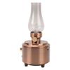 Bluetooth Speaker Vintage Table Lamp Support USB Memory Card AUX Input Wireless Speaker for Bedroom Bar Purple Bronze