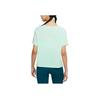 Nike Einfarbiges lockeres Kurzarm-T-Shirt Damenoberteile Grün DM7026-379