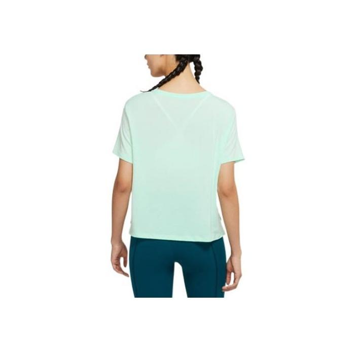 Nike Solid Color Loose Short Sleeve T-Shirt Women Tops Green DM7026-379