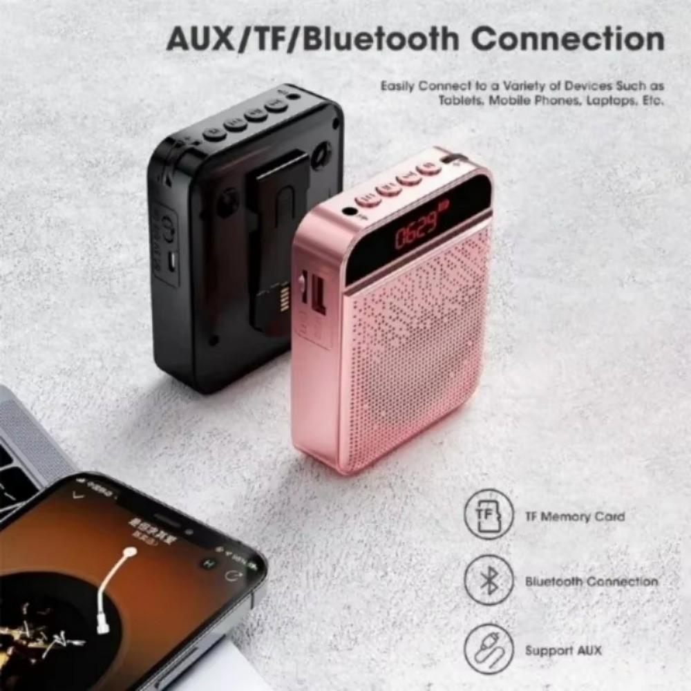 Rechargeable Megaphone With Microphone Classroom Sound Speaker Portable Audio Speaker Presentation