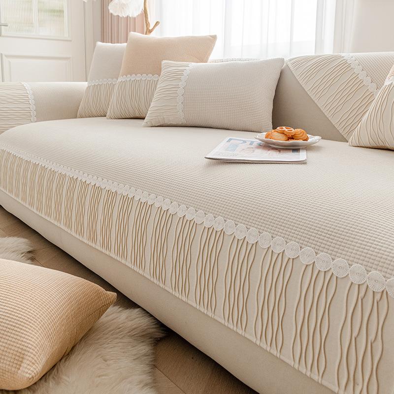 Winter Non-Slip Sofa Cover Simple Modern Plush Cushion Four Seasons Universal Full Cover Cloth