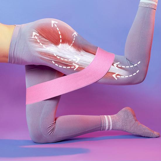3Pcs Resistance Band Men Women Glutes Hip Building Booty Band Yoga Legs Elastic Exercise Band Stretching Training Band Home