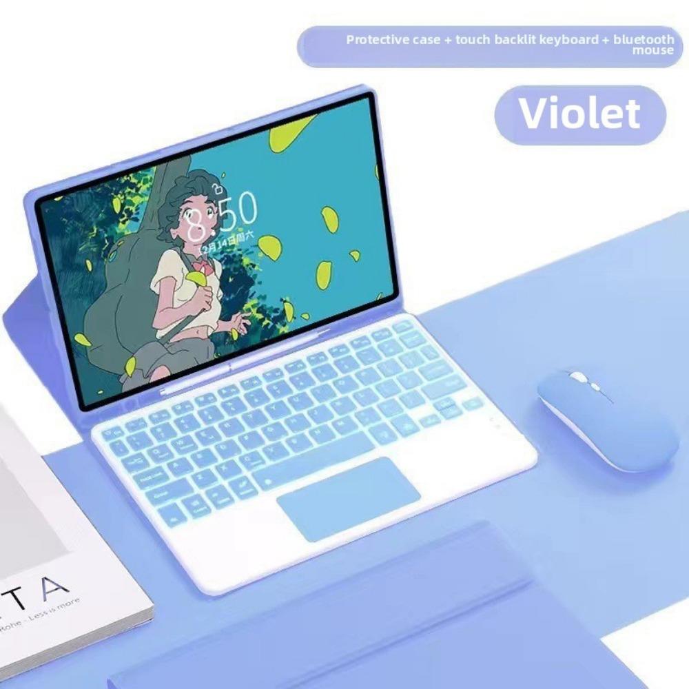 For Samsung Galaxy Tab S9Ultra Case with Bluetooth Keyboard Compatible S7 S8 S9 FE Ultra Thin Protective Cover