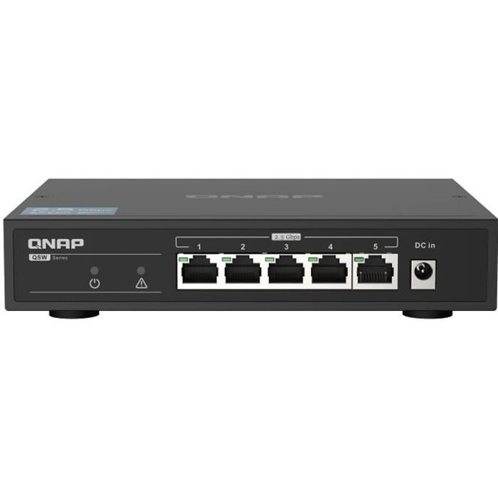 Switch - QNAP - QSW-1105-5T - 5 ports 2,5 GbE, 802.3x