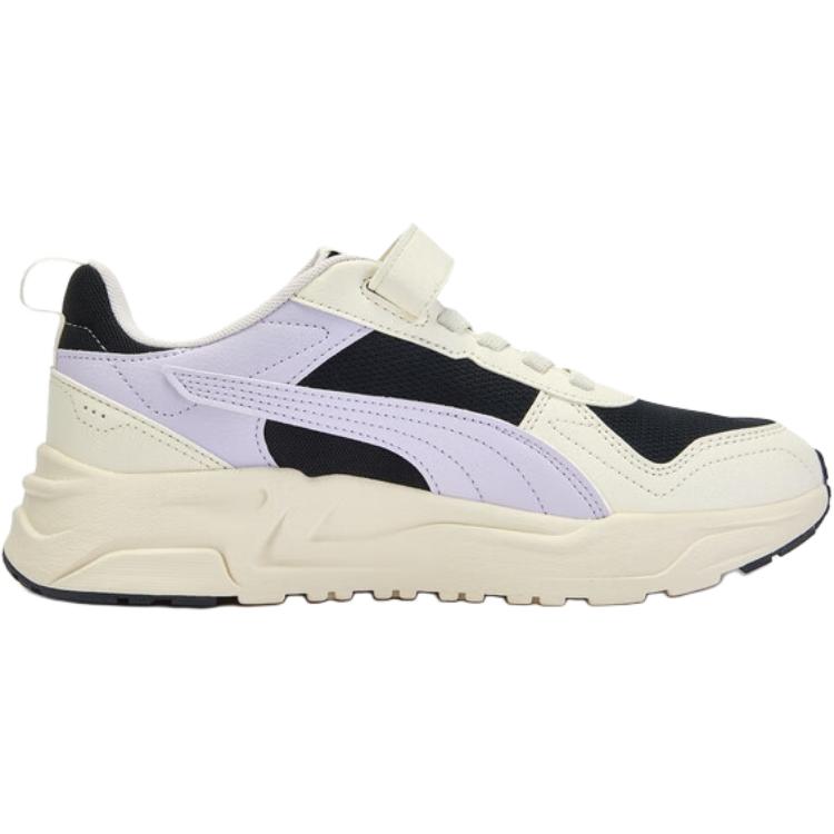 Puma Trinity 2 LT AC+ Comfortable Versatile Breathable Low-Top Casual Shoes Kids Sneakers Off-White 403704-06
