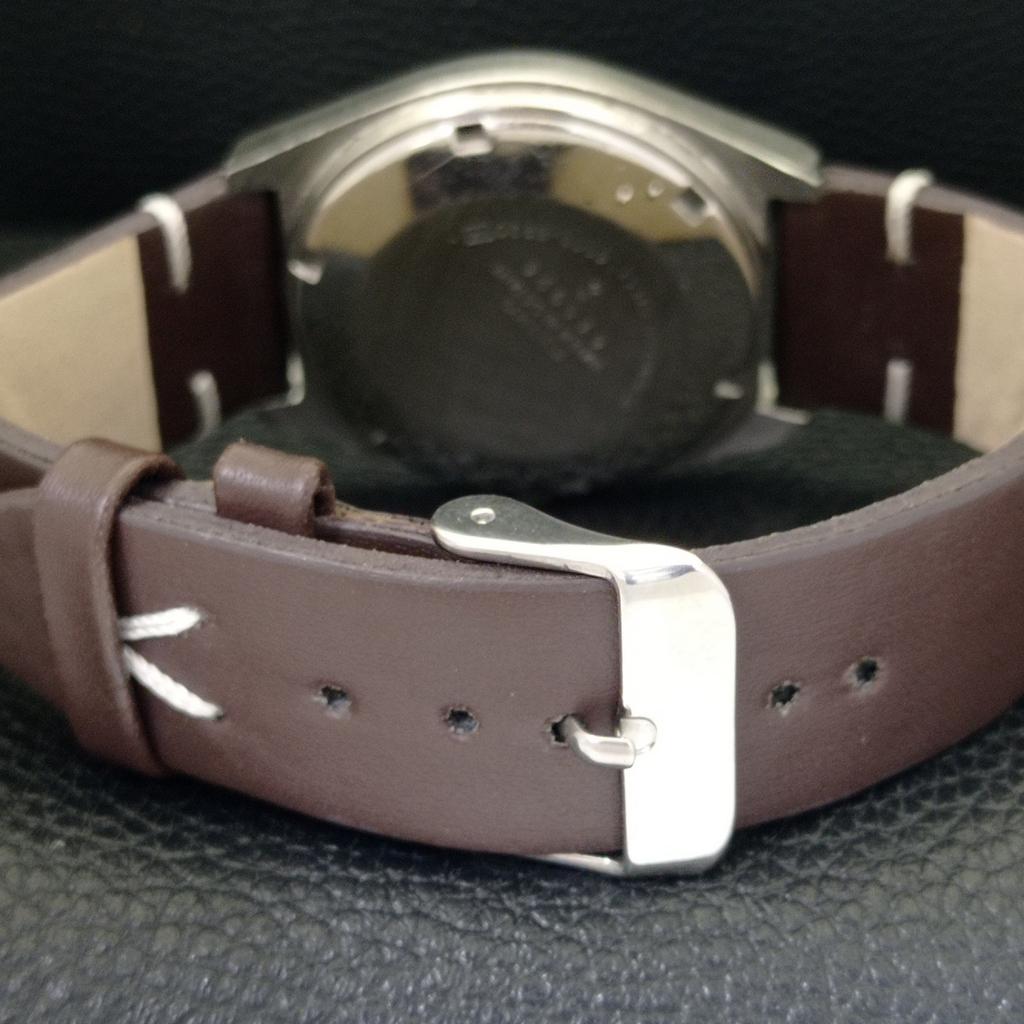 JAPAN 6309A VINTAGE SEIKO 5 AUTOMATIC MENS ARABIC RED COLOR DIAL WATCH A701369-5 R206a-a701369