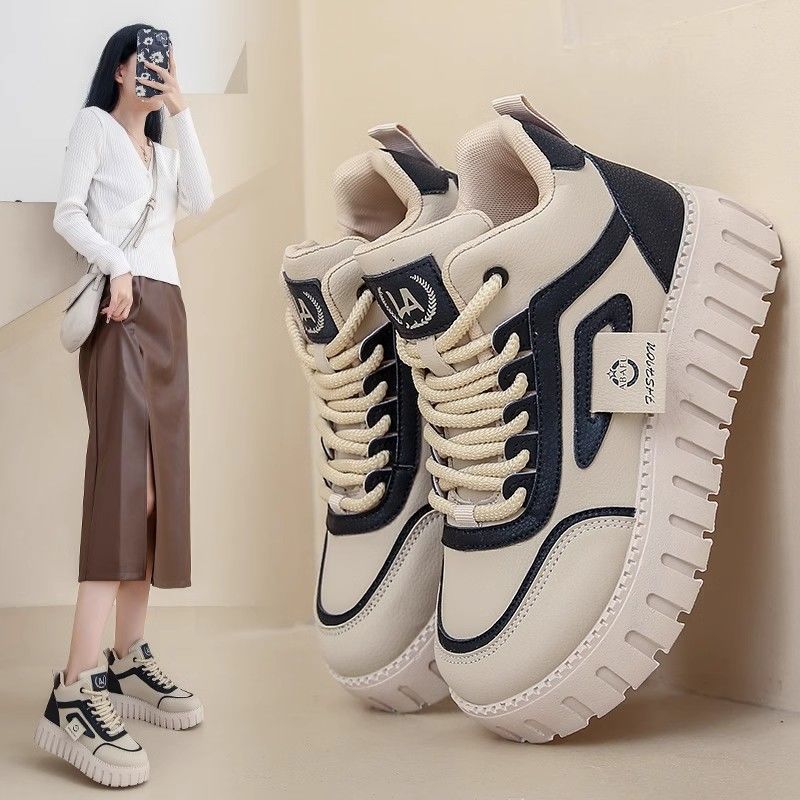 ins trendy dad shoes women, spring and autumn new super fire heightening platform sports shoes casual running women's shoes