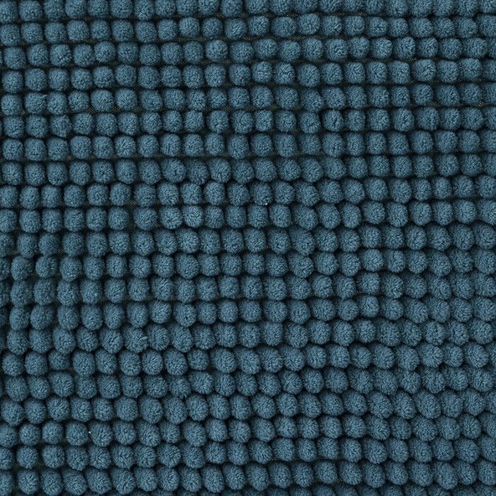 Tapis de bain "Chenille" 50 x 80 cm Atmosphéra - Pétrole