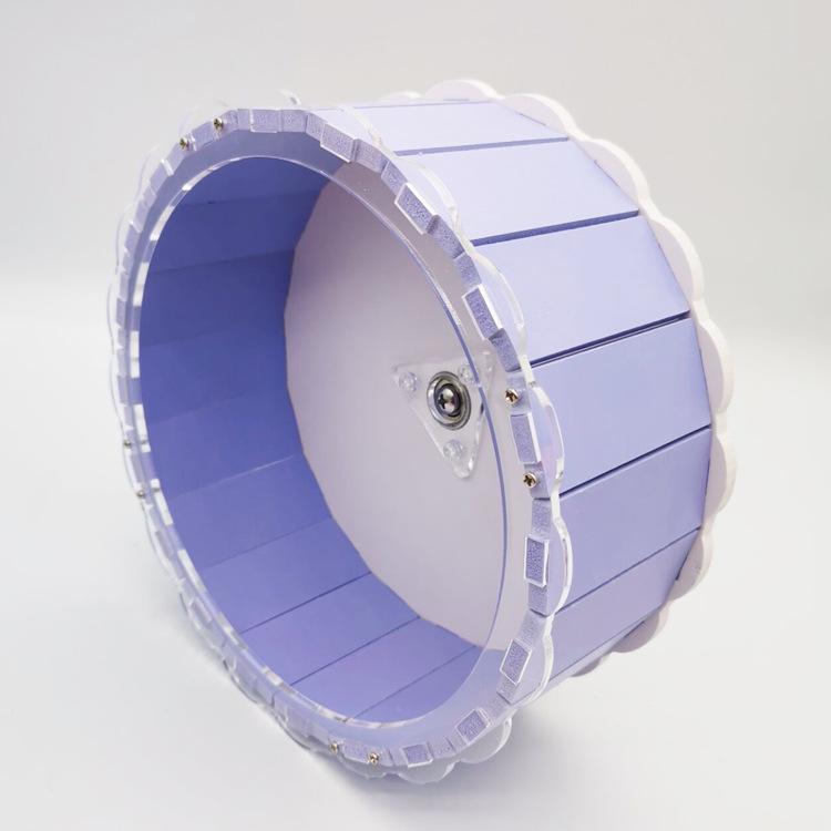 Golden Hamster Silent Running Wheel - Optional Size & Color