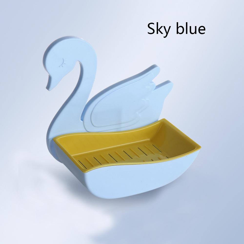 Rack No Drilling Wall Mounted Soap Holder Soap Sponge Dish Bathroom Accessories Soap Dishes Self Adhesive